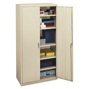 Hon Assembled Storage Cabinet, 36w x 18-1/4d x 71-3/4h, Putty HSC1872.L.L